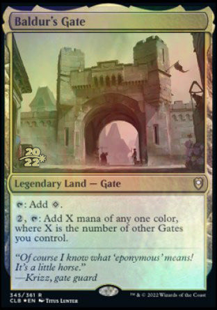 Baldur's Gate [Commander Legends: Battle for Baldur's Gate Prerelease Promos] | Jack's On Queen