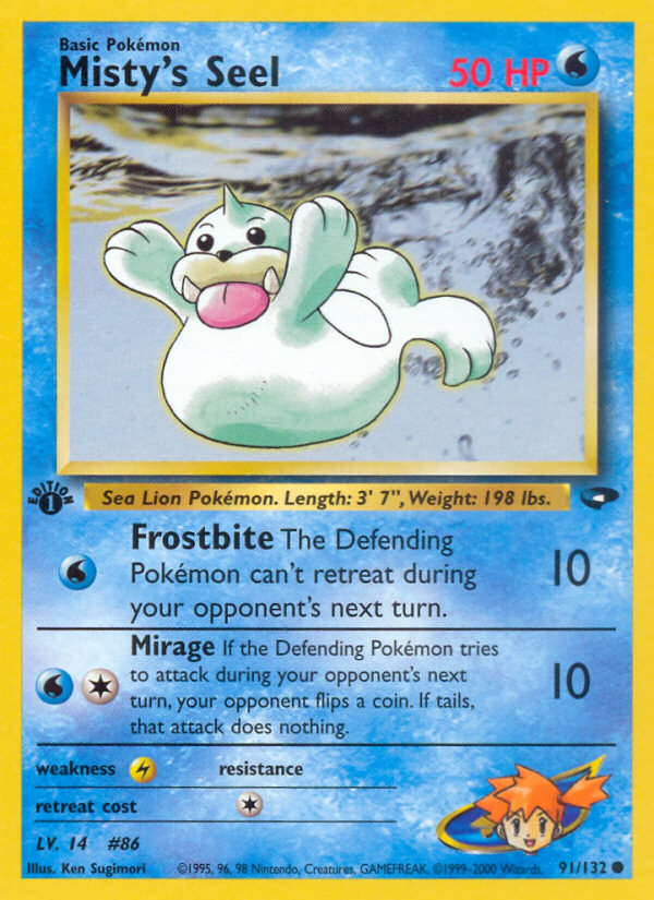 Misty's Seel (91/132) [Gym Challenge 1st Edition] | Jack's On Queen