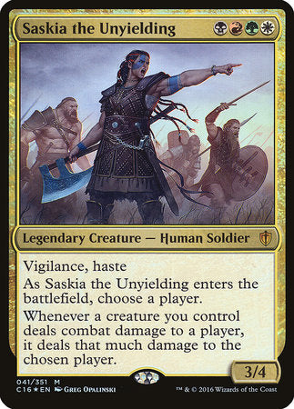 Saskia the Unyielding (Commander 2016) [Commander 2016 Oversized] | Jack's On Queen