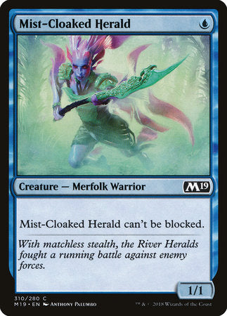 Mist-Cloaked Herald [Core Set 2019] | Jack's On Queen
