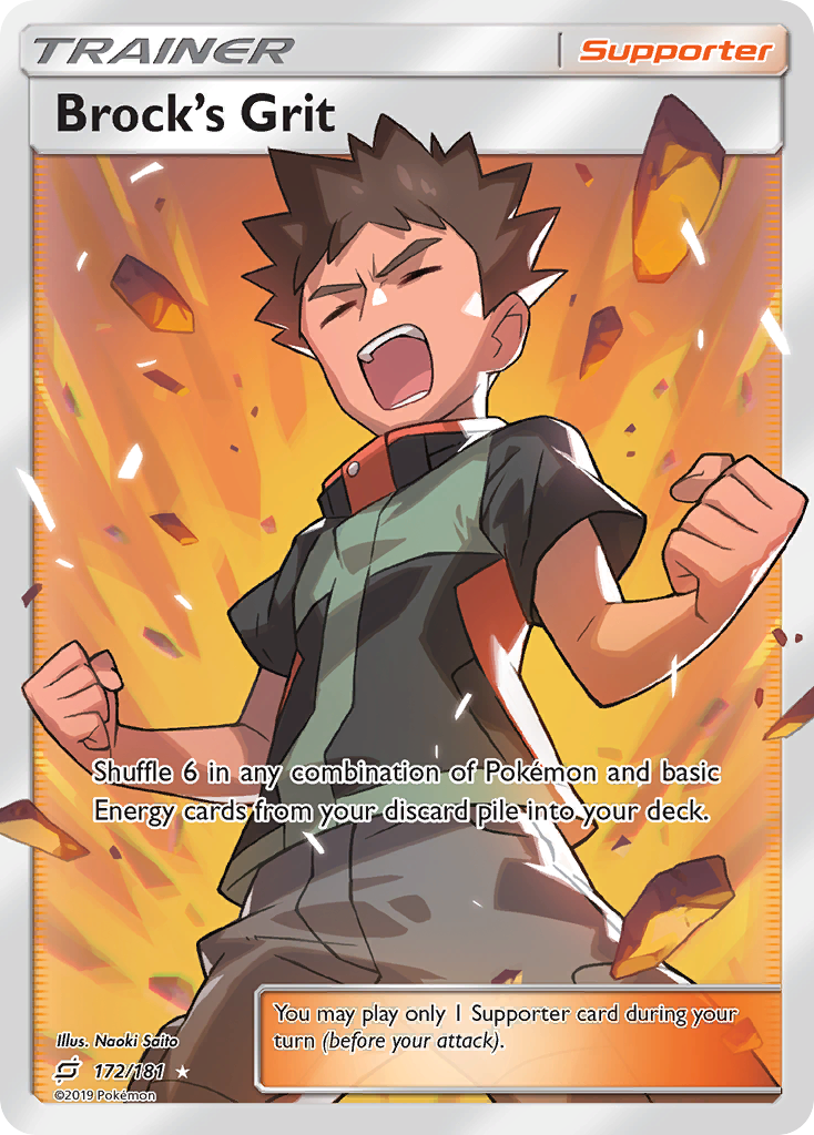 Brock's Grit (172/181) [Sun & Moon: Team Up] | Jack's On Queen