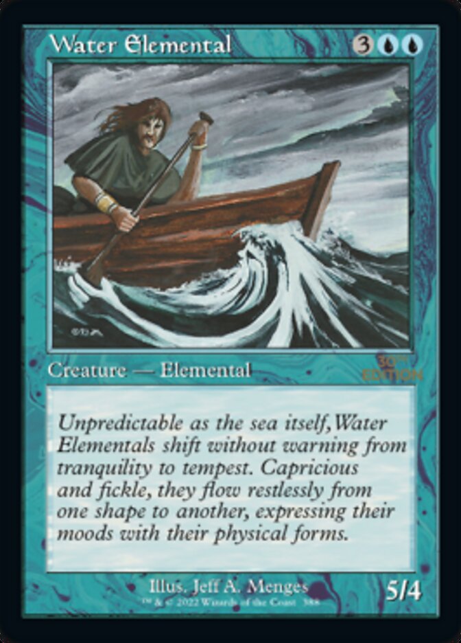 Water Elemental (Retro) [30th Anniversary Edition] | Jack's On Queen