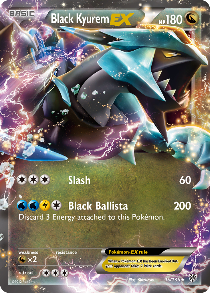 Black Kyurem EX (95/135) [Black & White: Plasma Storm] | Jack's On Queen