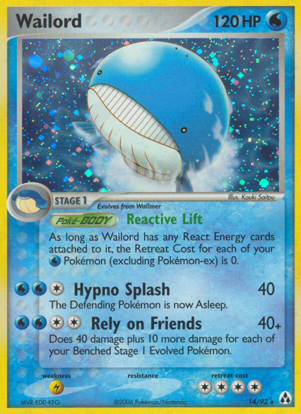 Wailord (14/92) [EX: Legend Maker] | Jack's On Queen