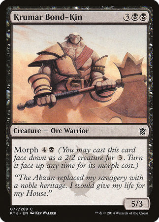 Krumar Bond-Kin [Khans of Tarkir] | Jack's On Queen