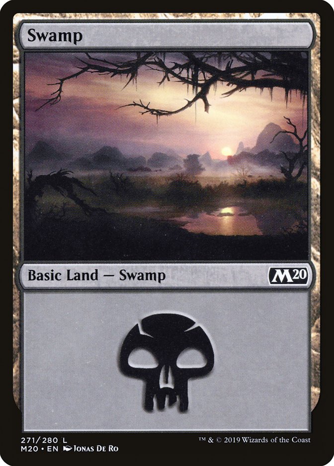 Swamp (#271) [Core Set 2020] | Jack's On Queen