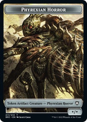 Servo // Phyrexian Horror Double-Sided Token [The Brothers' War Commander Tokens] | Jack's On Queen