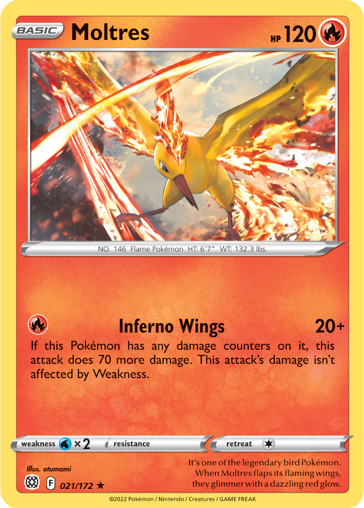 Moltres (021/172) [Sword & Shield: Brilliant Stars] | Jack's On Queen