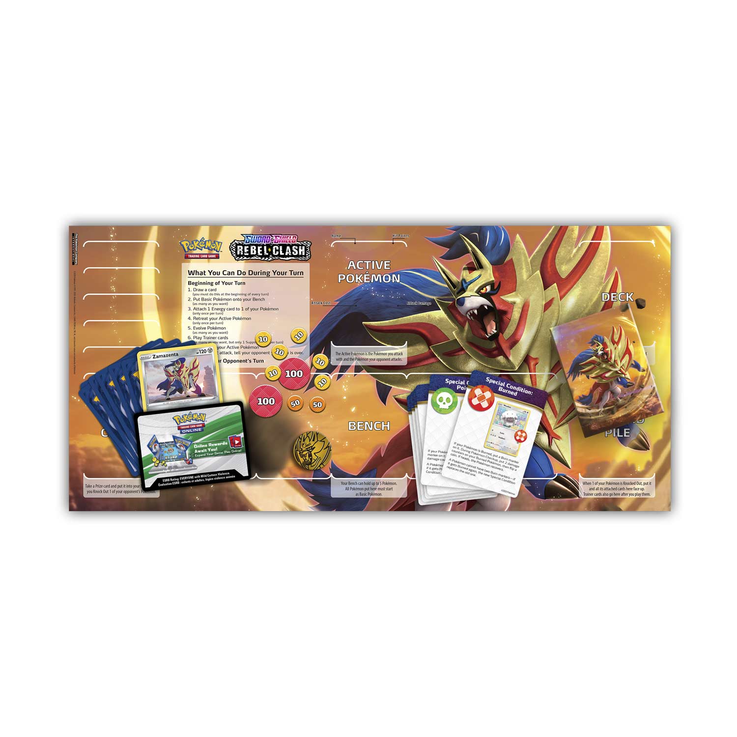 Sword & Shield: Rebel Clash - Theme Deck (Zamazenta) | Jack's On Queen