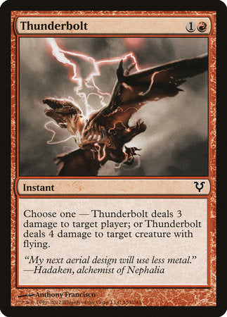Thunderbolt [Avacyn Restored] | Jack's On Queen