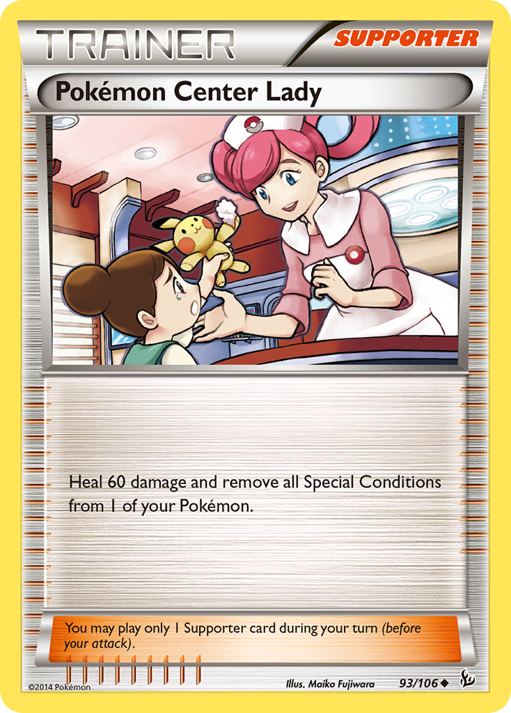 Pokemon Center Lady (93/106) [XY: Flashfire] | Jack's On Queen