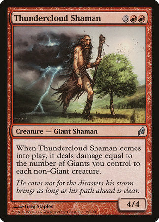 Thundercloud Shaman [Lorwyn] | Jack's On Queen