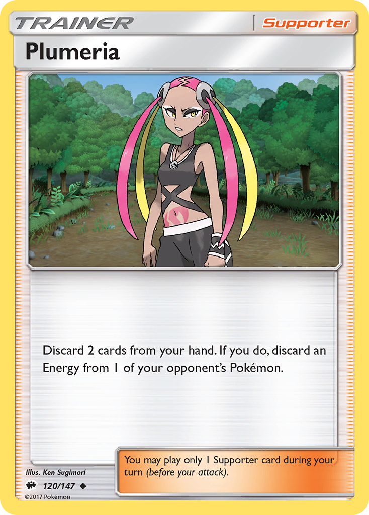 Plumeria (120/147) [Sun & Moon: Burning Shadows] | Jack's On Queen