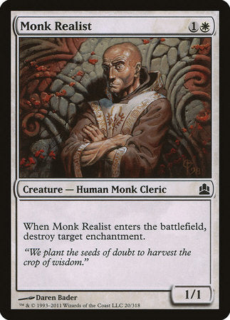 Monk Realist [Commander 2011] | Jack's On Queen