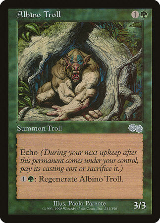 Albino Troll [Urza's Saga] | Jack's On Queen