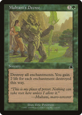 Multani's Decree [Urza's Destiny] | Jack's On Queen