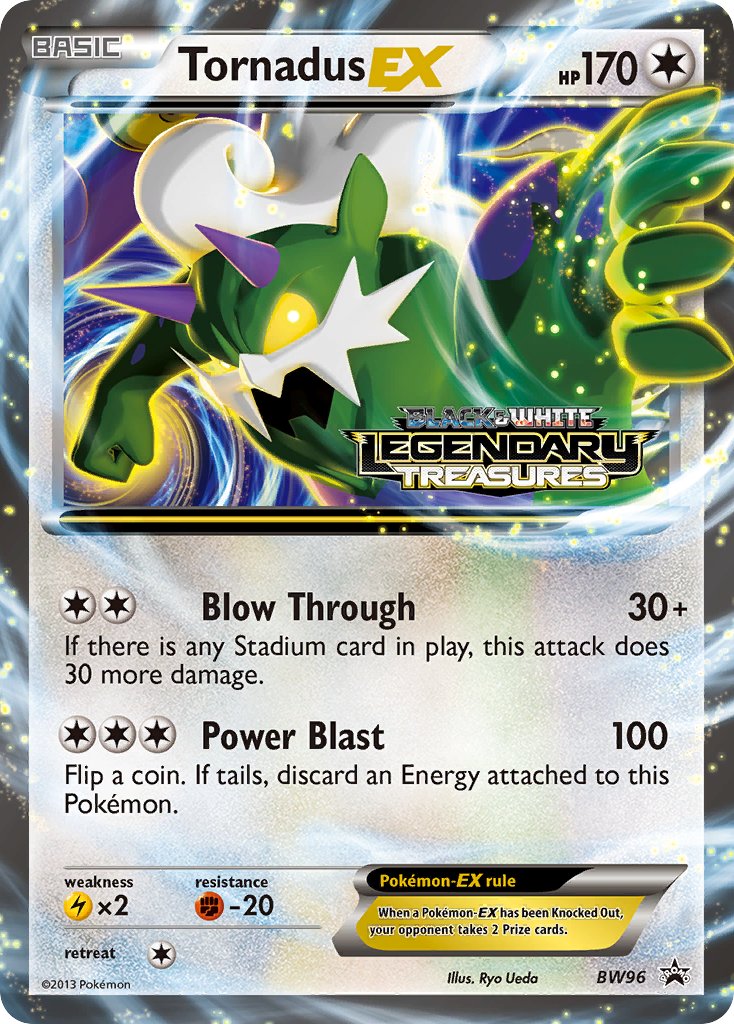 Tornadus EX (BW96) [Black & White: Black Star Promos] | Jack's On Queen