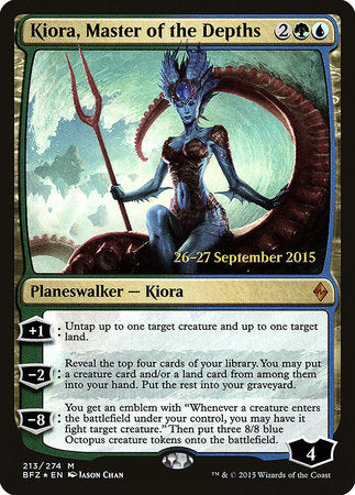 Kiora, Master of the Depths [Battle for Zendikar Promos] | Jack's On Queen