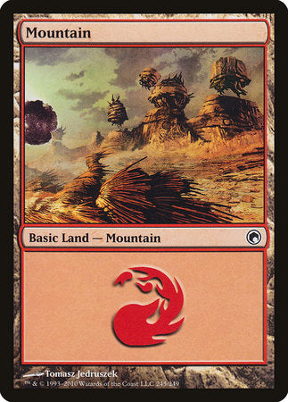 Mountain (245) [Scars of Mirrodin] | Jack's On Queen