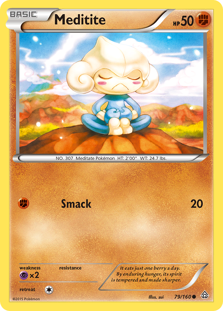 Meditite (79/160) [XY: Primal Clash] | Jack's On Queen