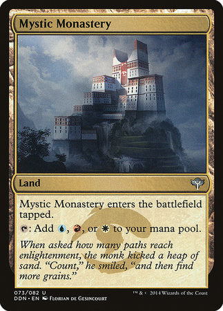 Mystic Monastery [Duel Decks: Speed vs. Cunning] | Jack's On Queen