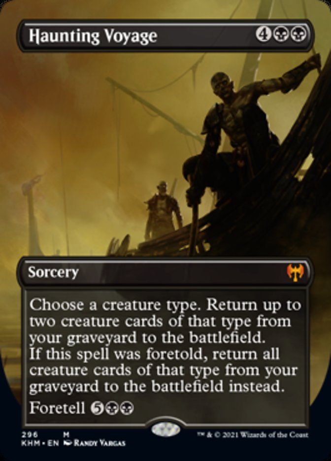 Haunting Voyage (Borderless Alternate Art) [Kaldheim] | Jack's On Queen