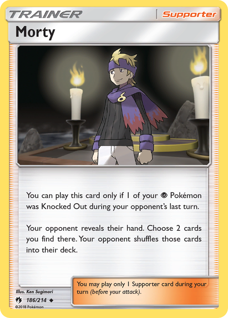 Morty (186/214) [Sun & Moon: Lost Thunder] | Jack's On Queen