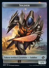 Powerstone // Soldier (008) Double-Sided Token [The Brothers' War Tokens] | Jack's On Queen