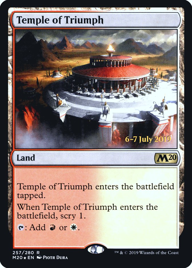 Temple of Triumph  [Core Set 2020 Prerelease Promos] | Jack's On Queen