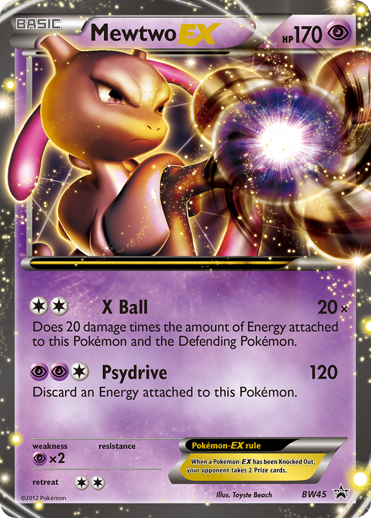 Mewtwo EX (BW45) [Black & White: Black Star Promos] | Jack's On Queen