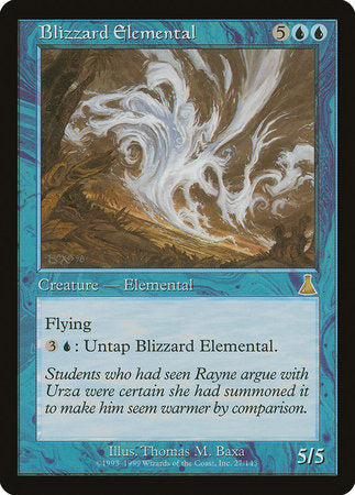 Blizzard Elemental [Urza's Destiny] | Jack's On Queen