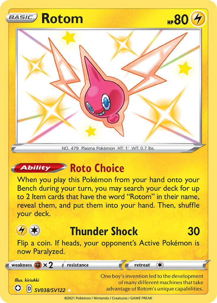 Rotom (SV038/SV122) [Sword & Shield: Shining Fates] | Jack's On Queen
