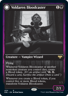 Voldaren Bloodcaster // Bloodbat Summoner [Innistrad: Double Feature] | Jack's On Queen