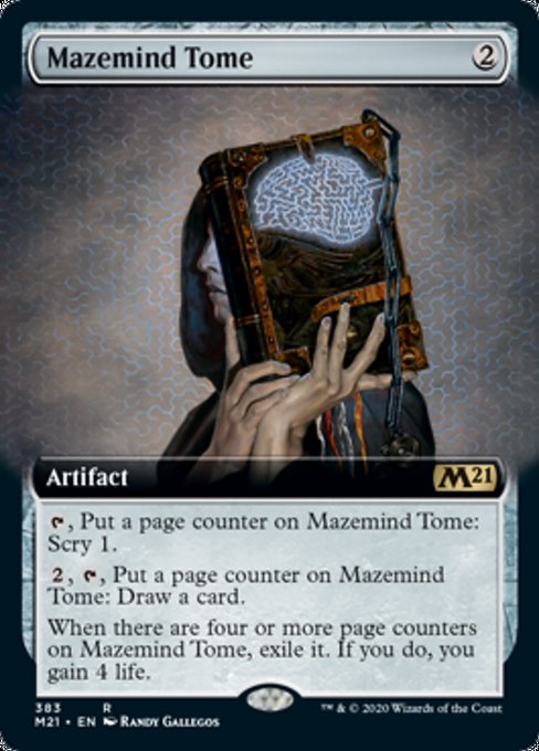 Mazemind Tome (Extended Art) [Core Set 2021] | Jack's On Queen
