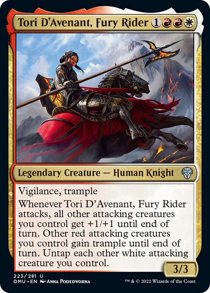 Tori D'Avenant, Fury Rider [Dominaria United] | Jack's On Queen