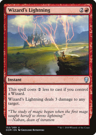 Wizard's Lightning [Dominaria] | Jack's On Queen