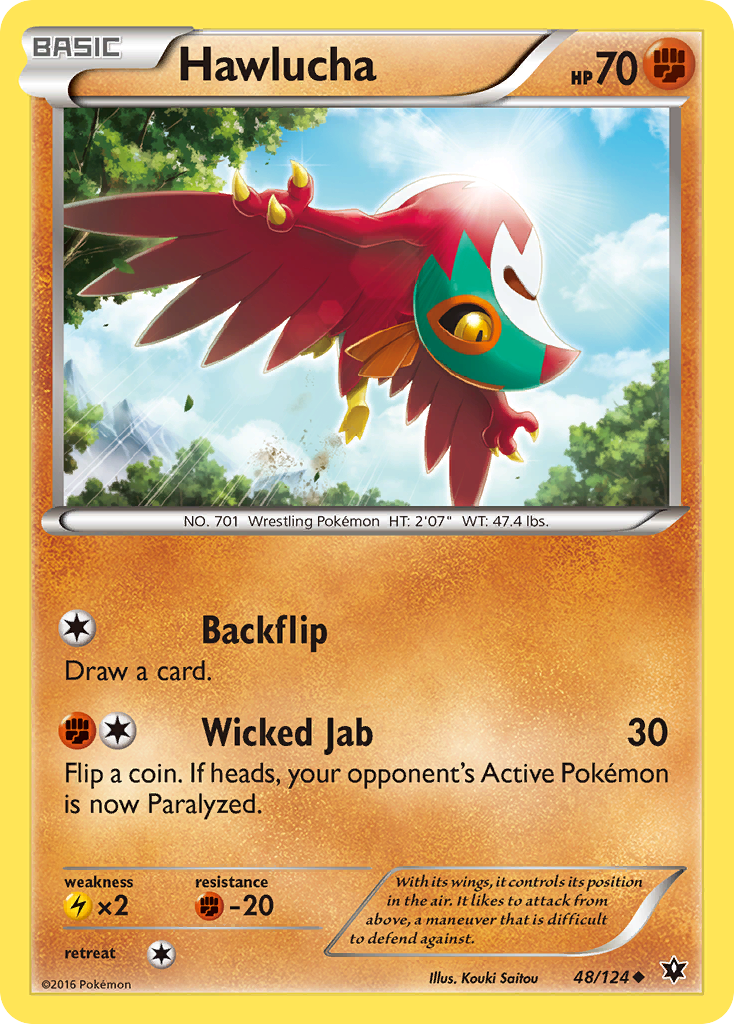 Hawlucha (48/124) [XY: Fates Collide] | Jack's On Queen