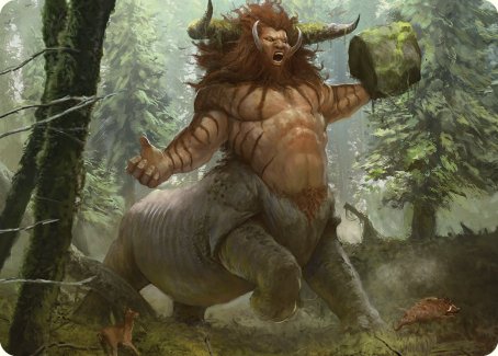 Stonehoof Chieftain Art Card [Commander Masters Art Series] | Jack's On Queen
