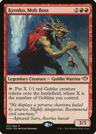 Krenko, Mob Boss [Duel Decks: Speed vs. Cunning] | Jack's On Queen