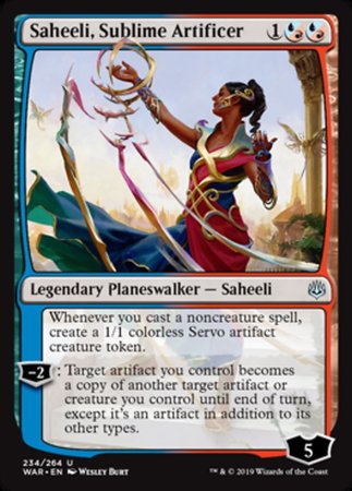 Saheeli, Sublime Artificer [War of the Spark] | Jack's On Queen