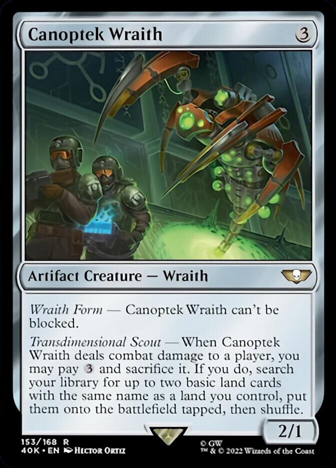 Canoptek Wraith (Surge Foil) [Universes Beyond: Warhammer 40,000] | Jack's On Queen