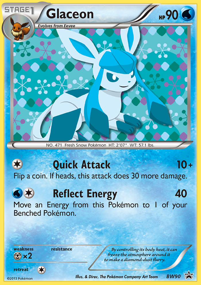 Glaceon (BW90) [Black & White: Black Star Promos] | Jack's On Queen