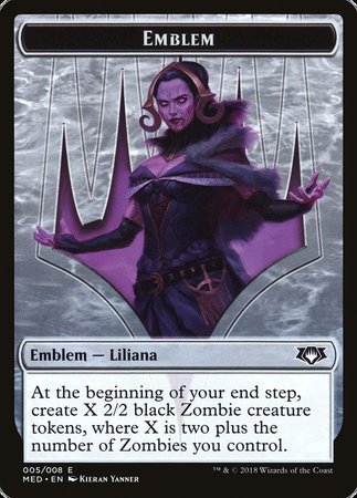 Emblem - Liliana, the Last Hope [Mythic Edition Tokens] | Jack's On Queen