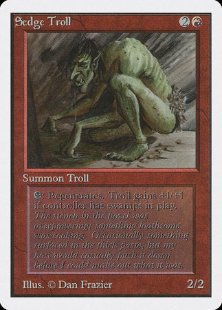 Sedge Troll [Unlimited Edition] | Jack's On Queen