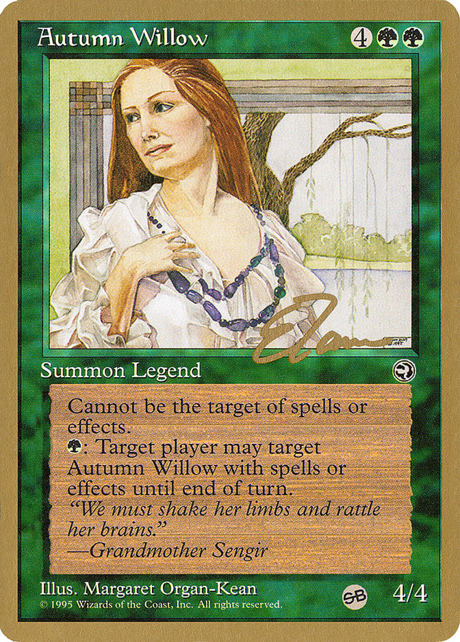 Autumn Willow (Eric Tam) (SB) [Pro Tour Collector Set] | Jack's On Queen