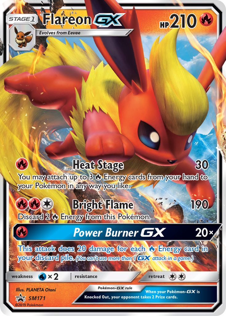 Flareon GX (SM171) [Sun & Moon: Black Star Promos] | Jack's On Queen