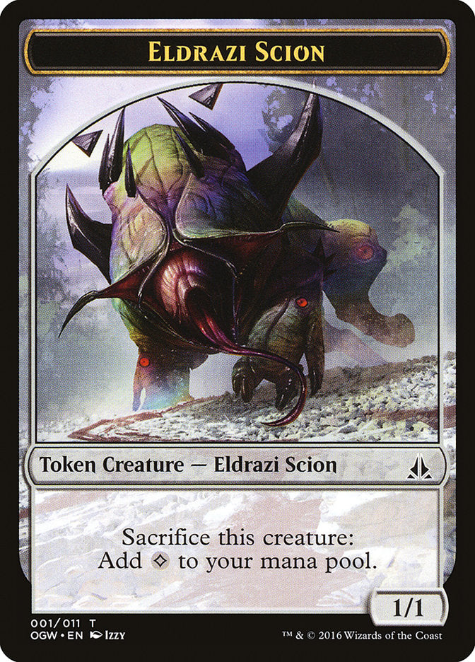 Eldrazi Scion (001/011) [Oath of the Gatewatch Tokens] | Jack's On Queen