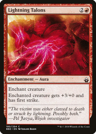Lightning Talons [Battlebond] | Jack's On Queen
