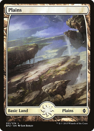 Plains (251) - Full Art [Battle for Zendikar] | Jack's On Queen