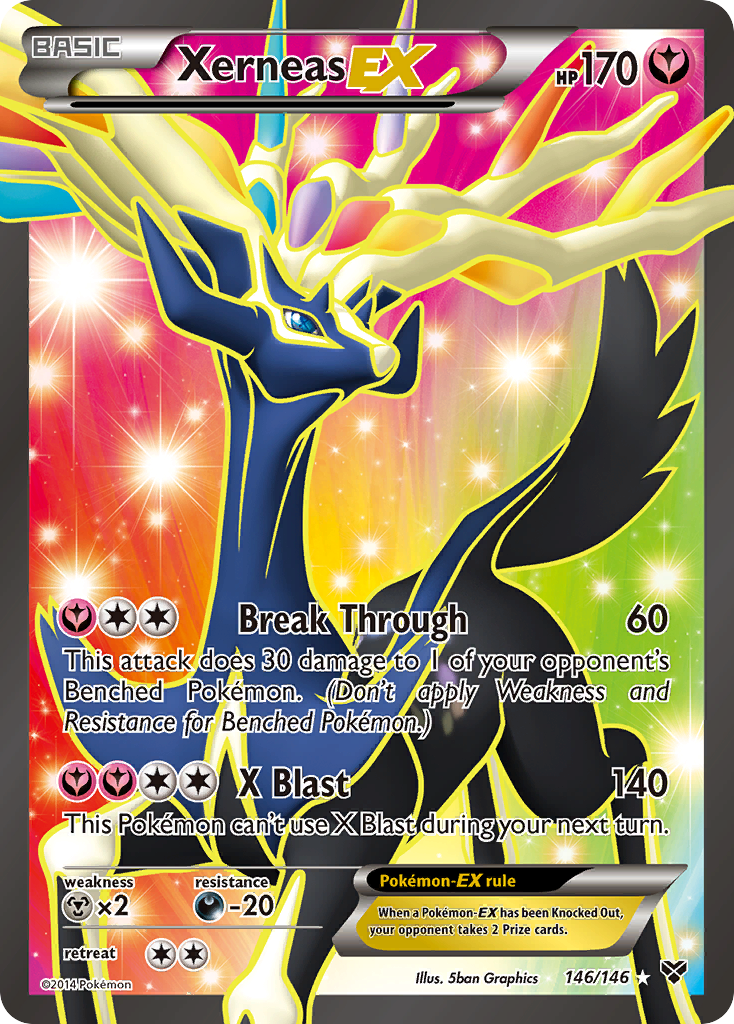 Xerneas EX (146/146) [XY: Base Set] | Jack's On Queen